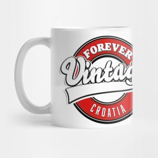 Forever vintage Croatia logo Mug